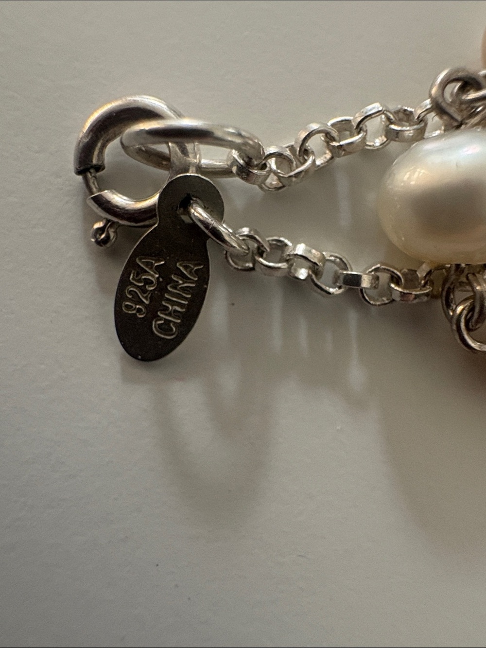 Multi-Strand Sterling Silver Pearl Necklace - Women Jewelry - Picture 7 of 7